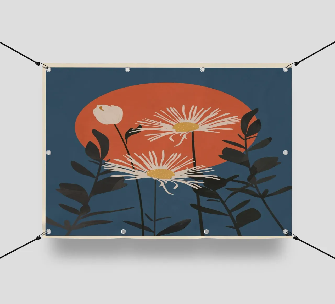 Abstract Florals 1 telo in pvc da cityart
