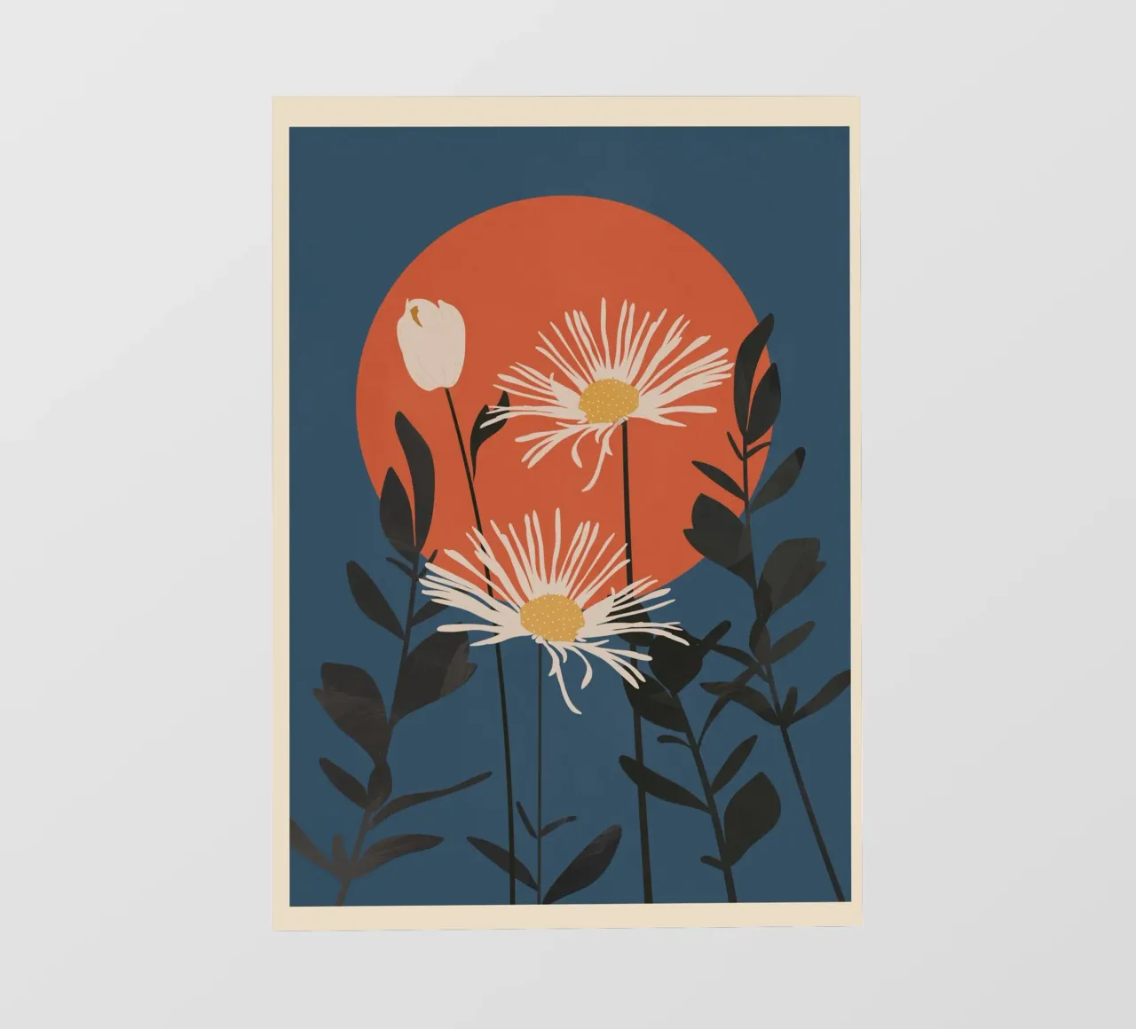 Abstract Florals 1 telo in pvc da cityart