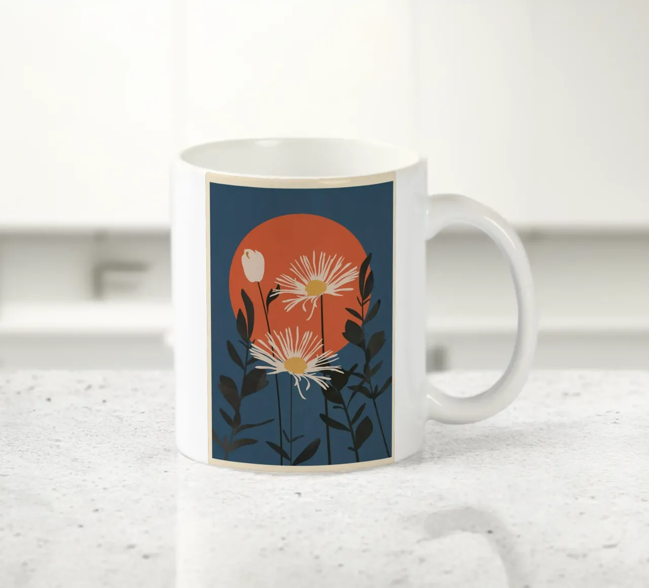 Abstract Florals 1 tazza in ceramica da cityart