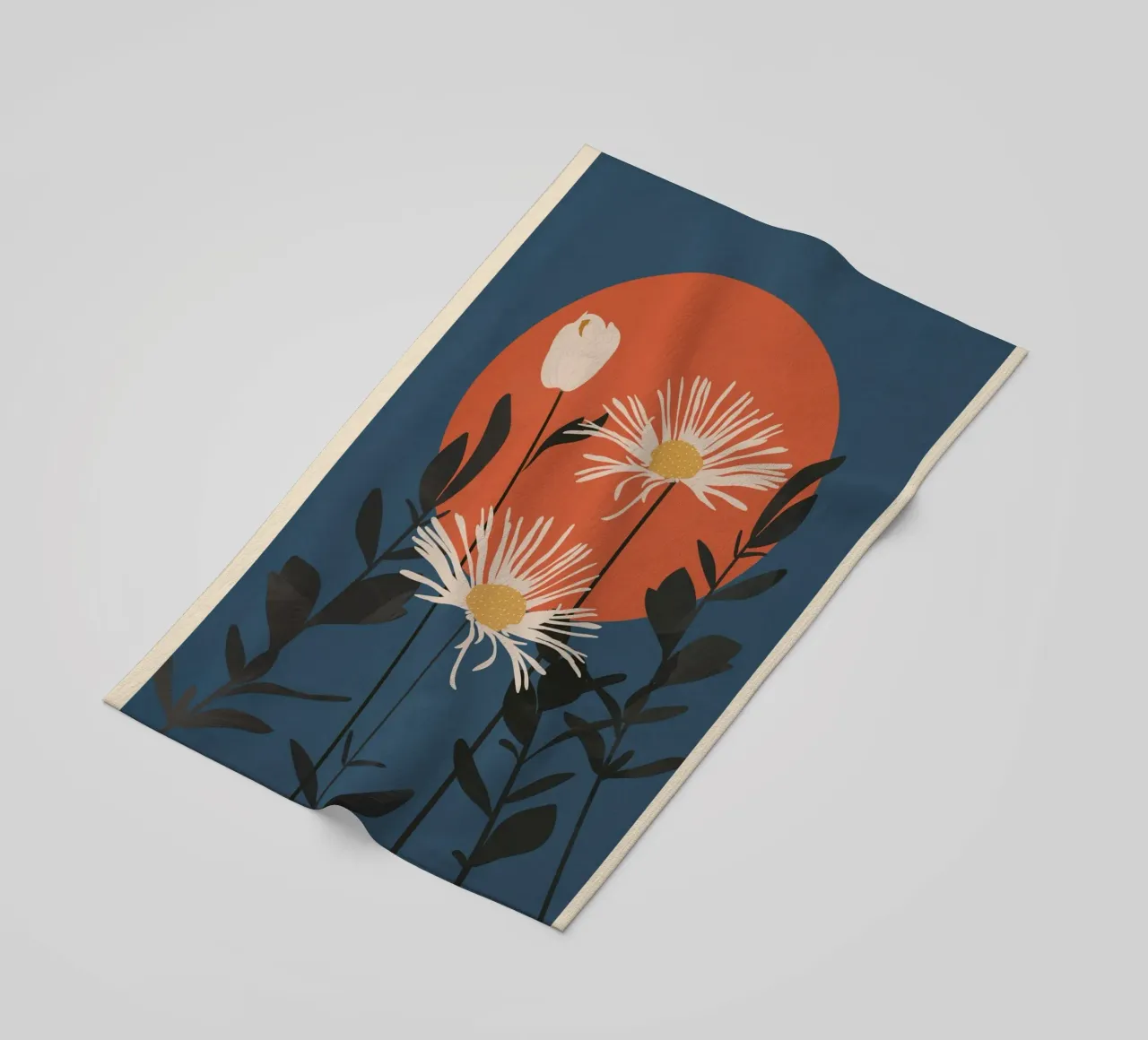 Abstract Florals 1 telo mare da cityart