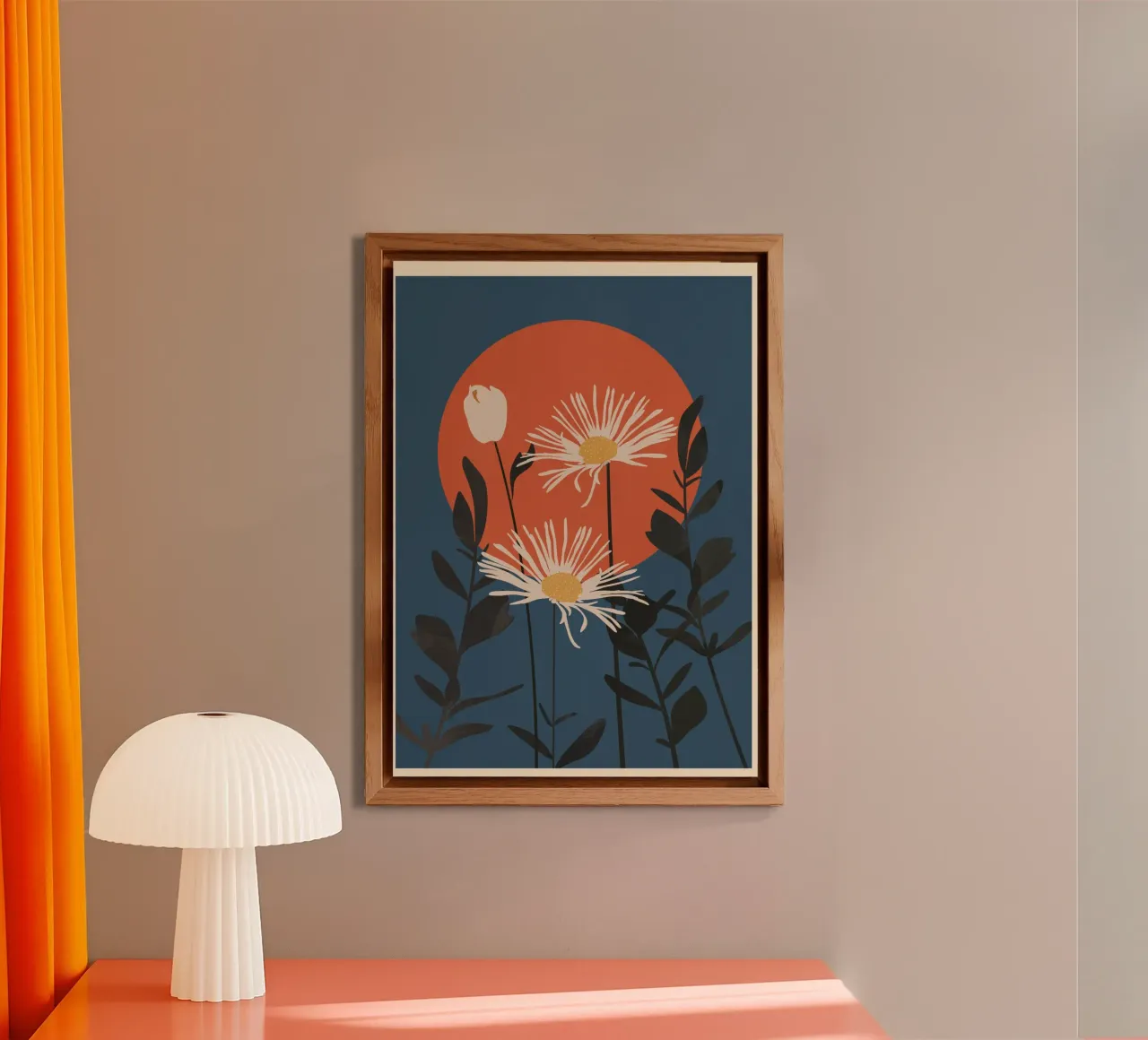Abstract Florals 1 alluminio dibond da cityart