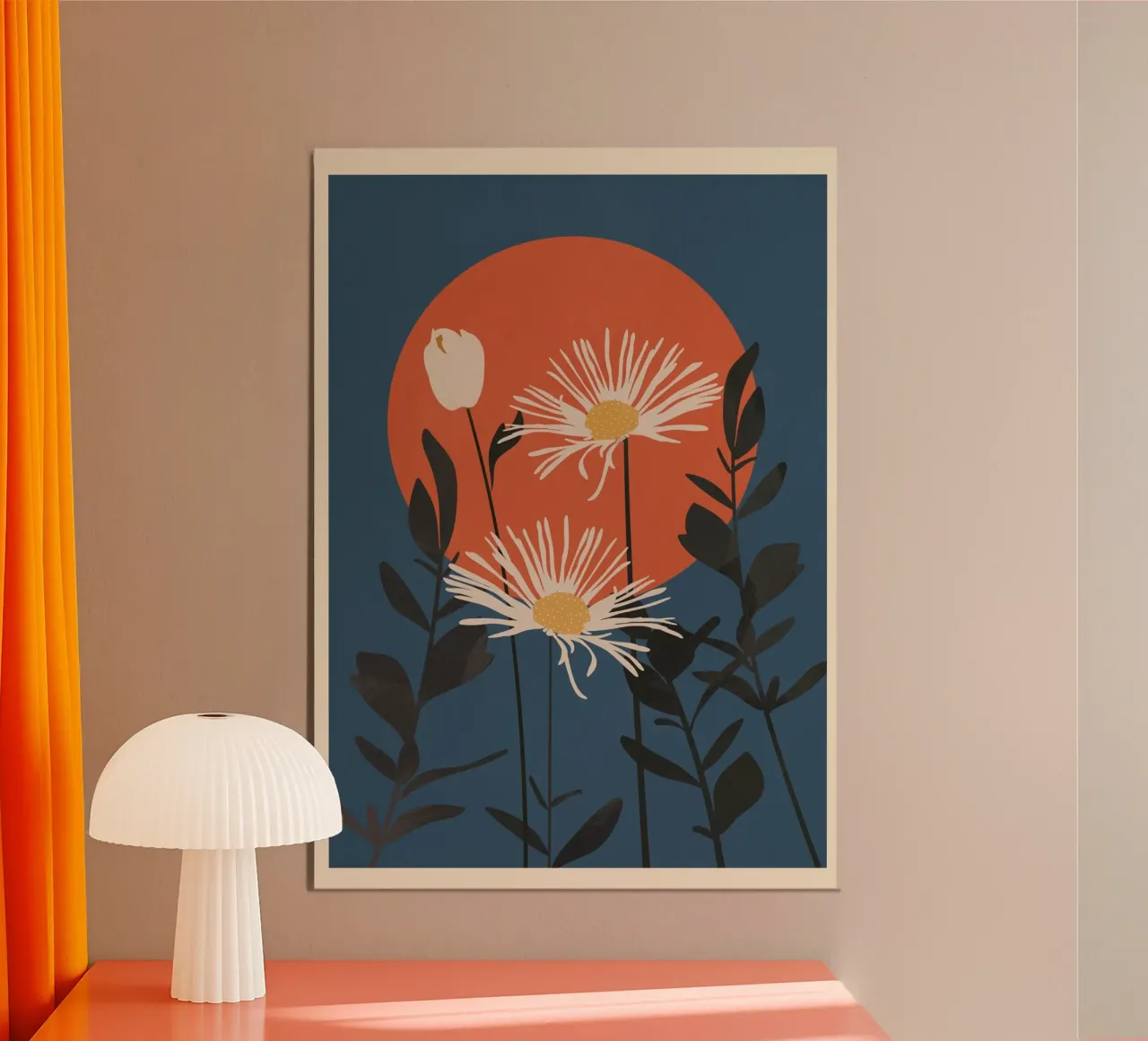 Abstract Florals 1 alluminio dibond da cityart