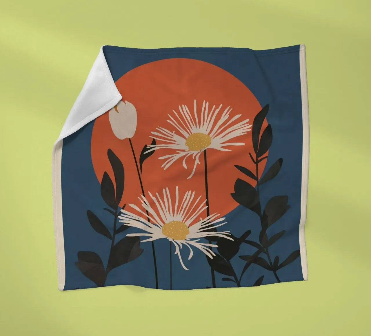 Abstract Florals 1 coperta in pile da cityart