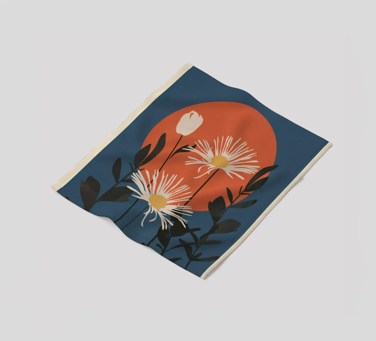 Abstract Florals 1 coperta in pile da cityart