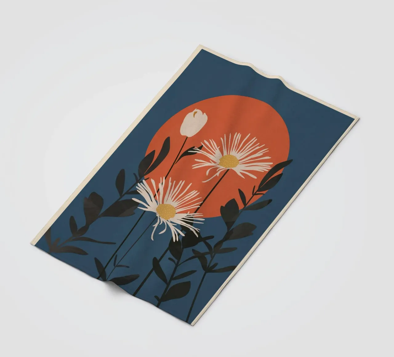 Abstract Florals 1 coperta in pile da cityart