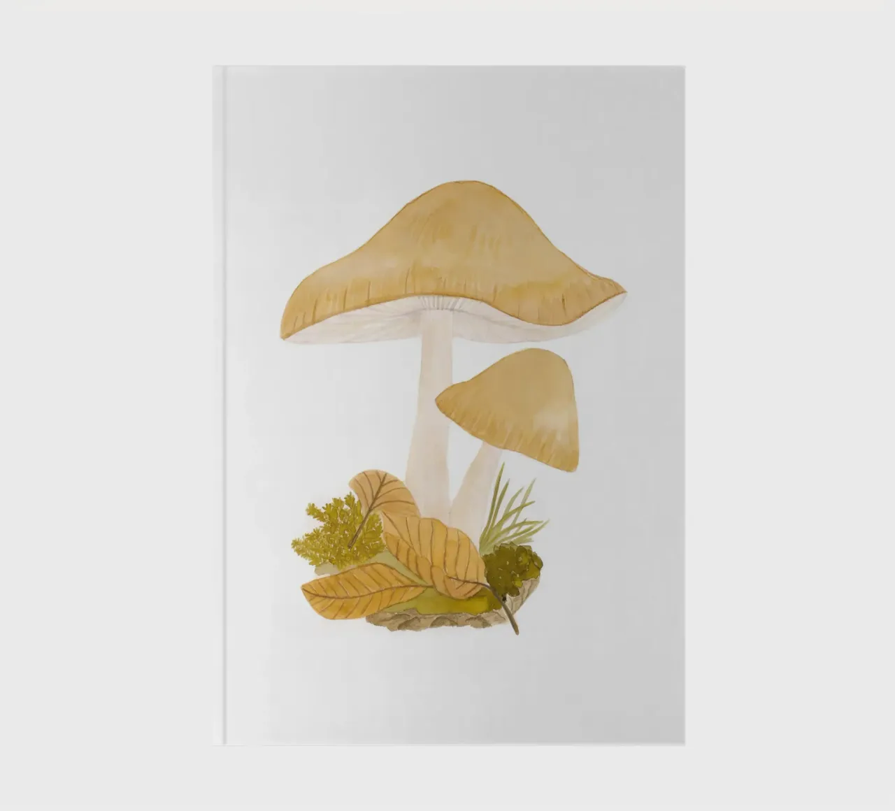 Pilze Notizbuch von tiny goods studio