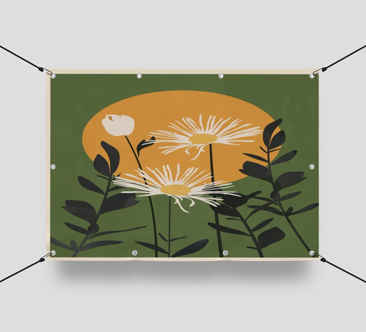 Abstract Florals 3 telo in pvc da cityart