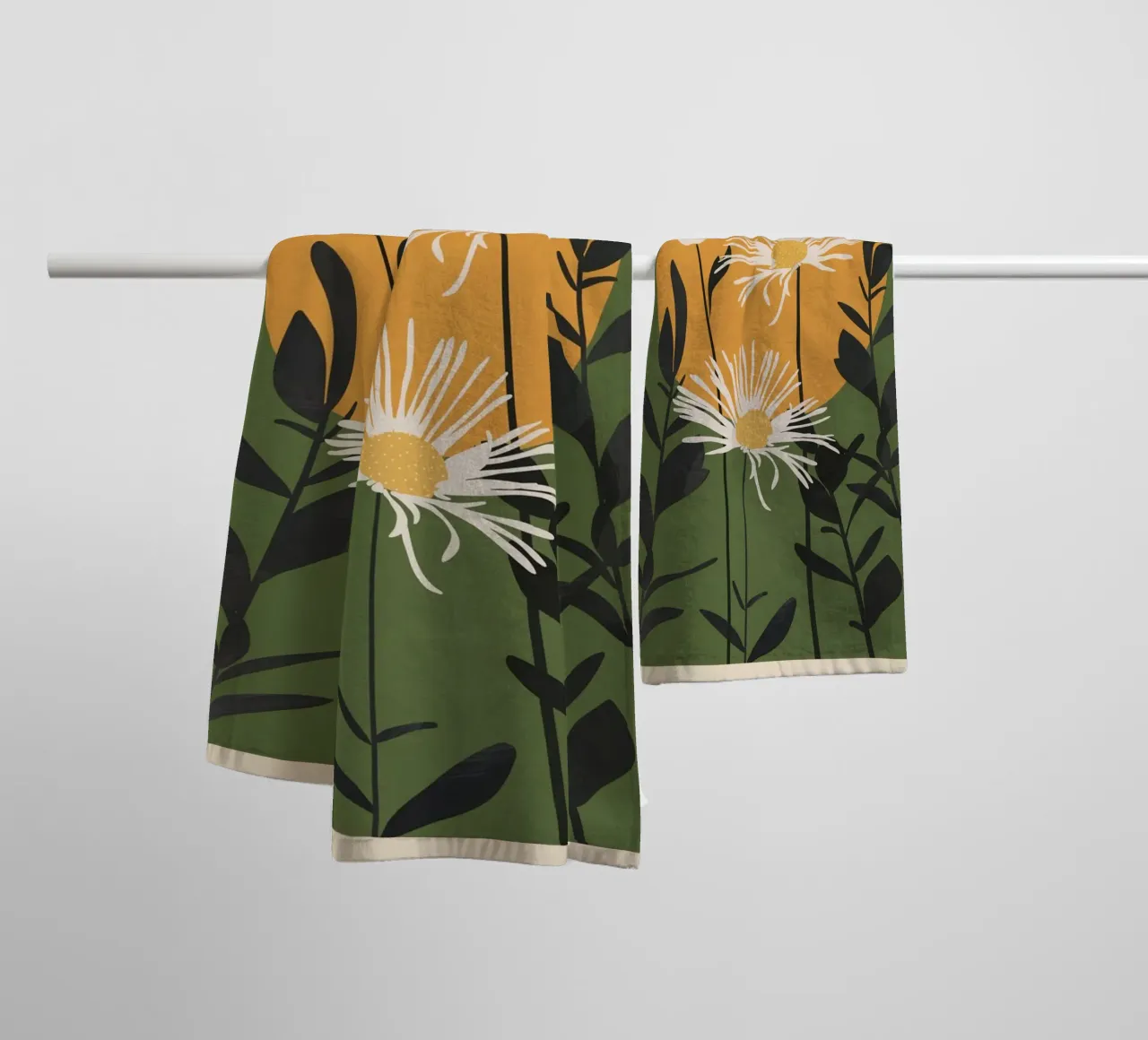 Abstract Florals 3 asciugamano da bagno da cityart