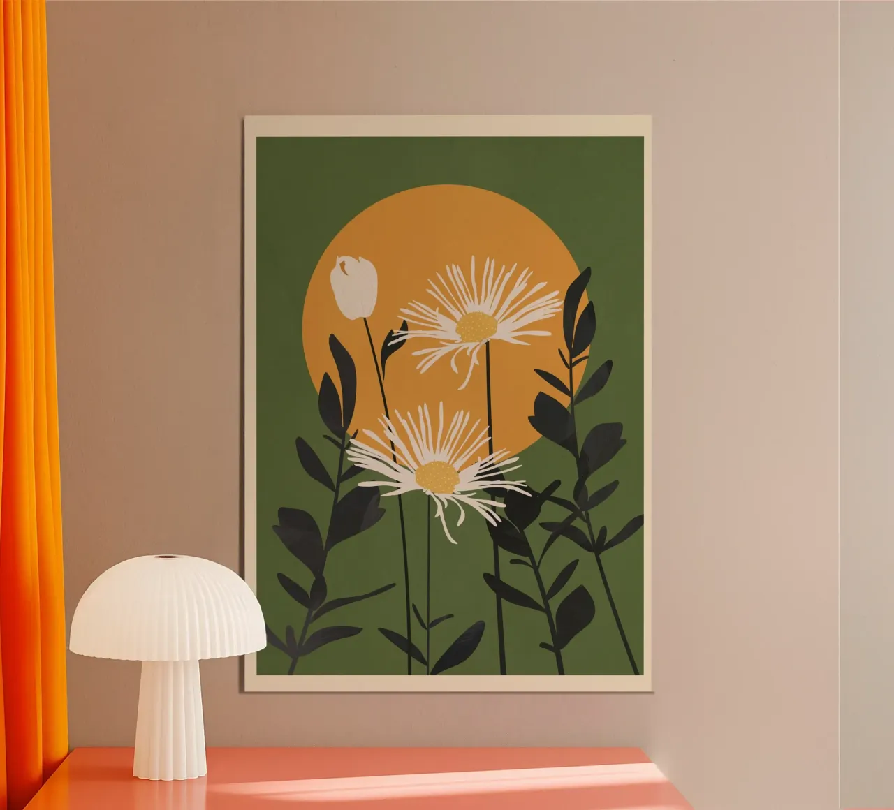 Abstract Florals 3 alluminio dibond da cityart