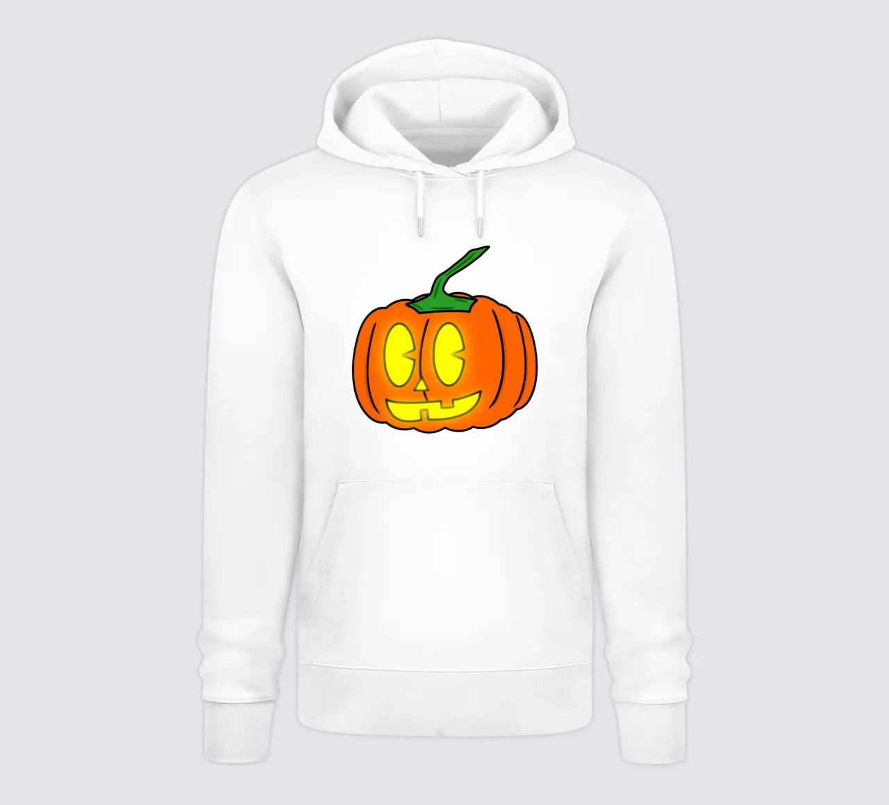 Testa di zucca Divertente cartone animato retrò di Halloween felpa con cappuccio da sillyindustries