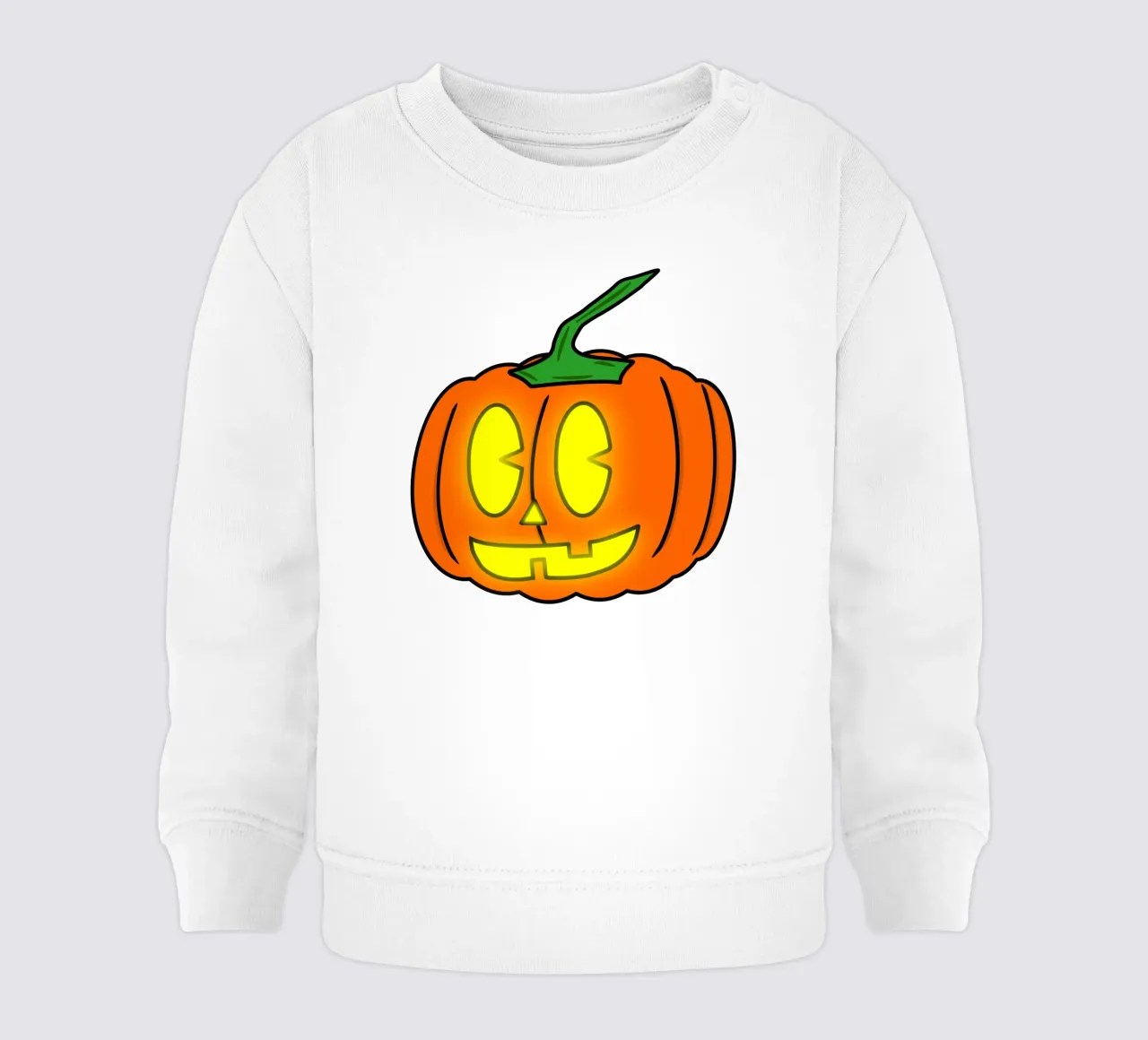 Testa di zucca Divertente cartone animato retrò di Halloween felpa neonato da sillyindustries