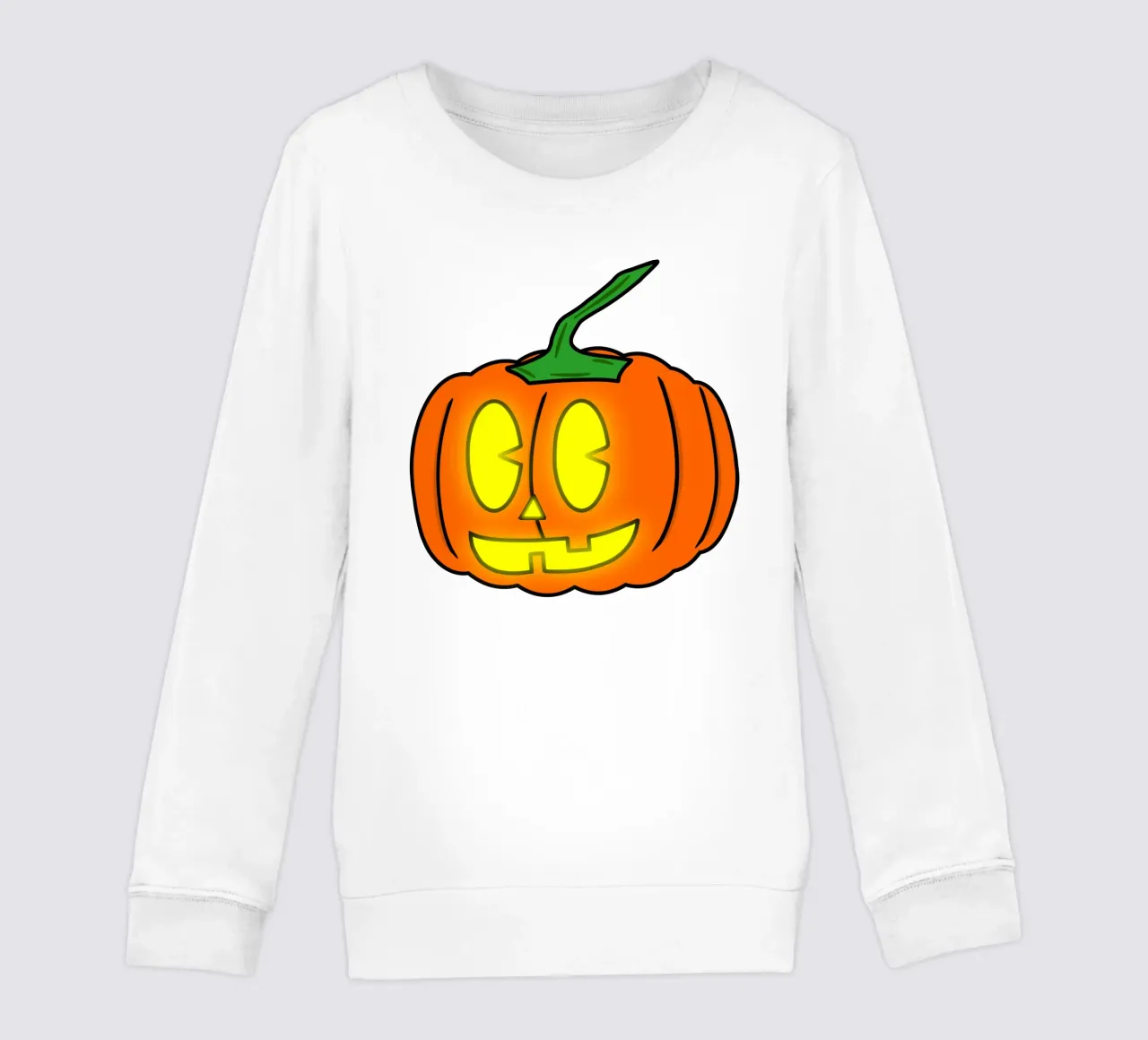 Testa di zucca Divertente cartone animato retrò di Halloween felpa bambino da sillyindustries