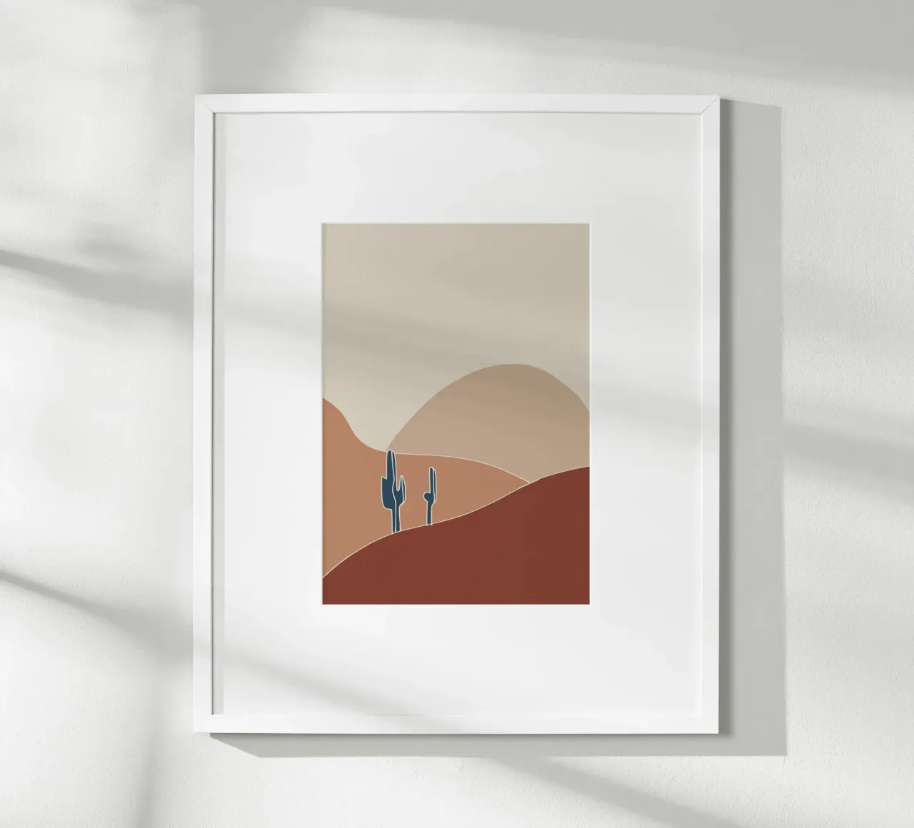 Paesaggio in terracotta 07 carta hahnemühle da Little Dean
