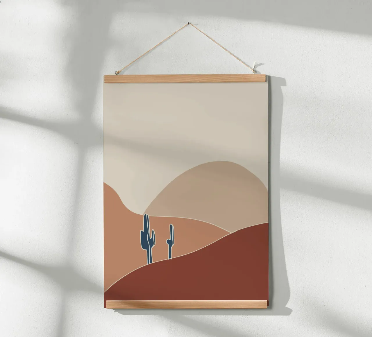 Paesaggio in terracotta 07 carta hahnemühle da Little Dean