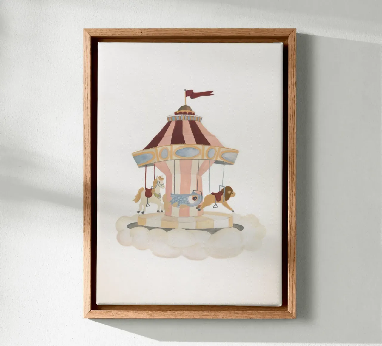 Carousel canvas by tiny goods studio