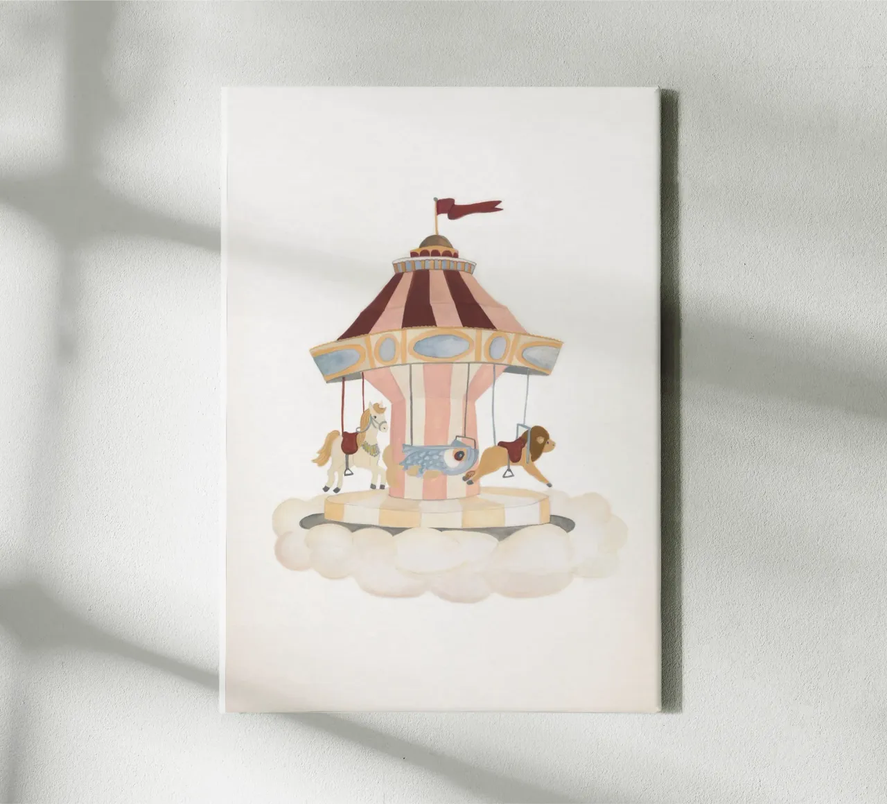 Carousel canvas by tiny goods studio
