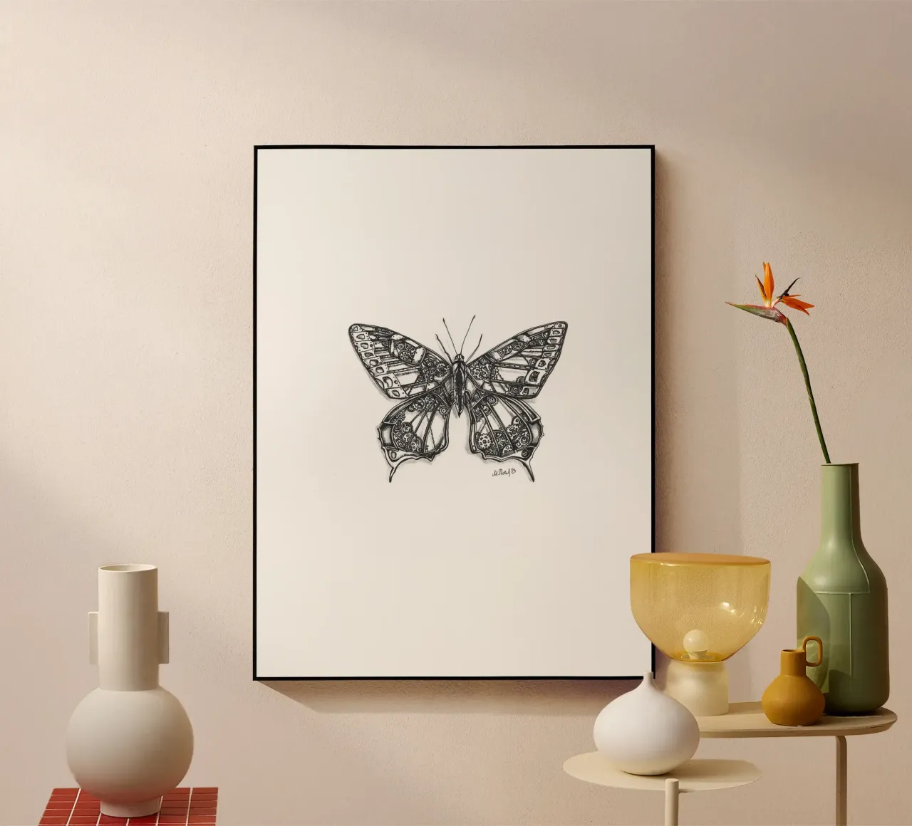 Butterfly plexiglass da picazzy