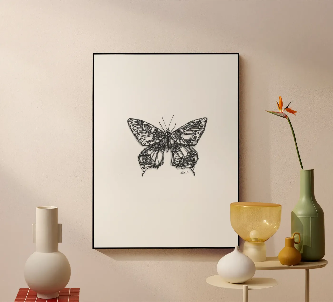 Butterfly plexiglass da picazzy