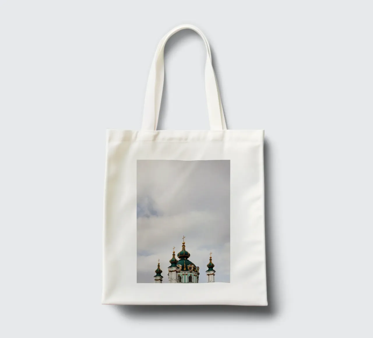 Monastero, Ucraina borsa in juta da Simon Koy