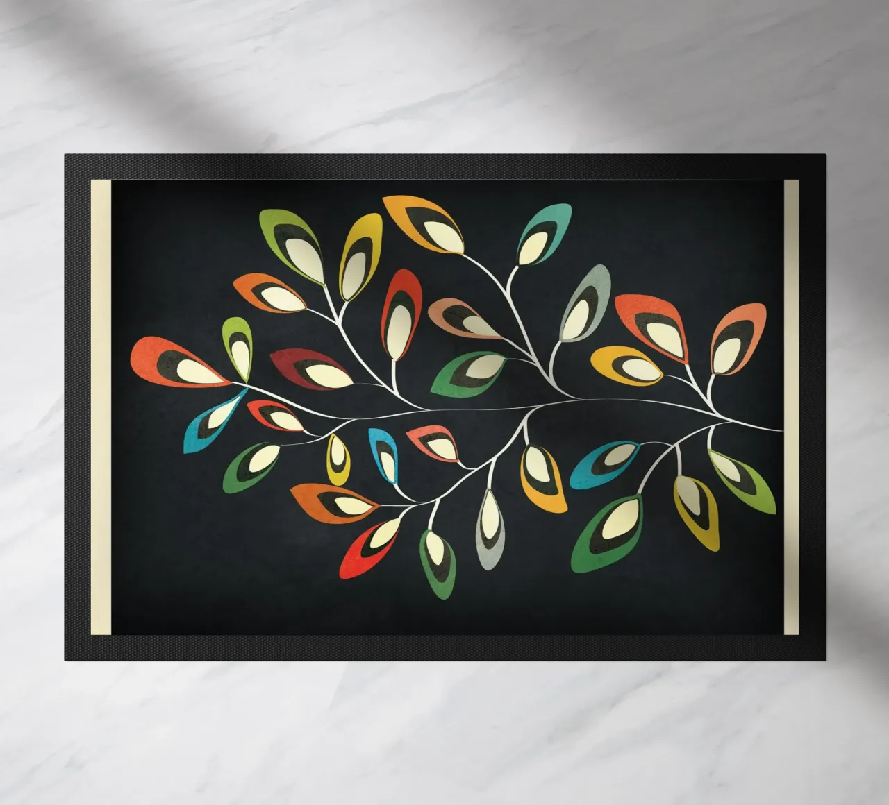 Mid-Century Abstract Flowers 05 zerbino da cityart