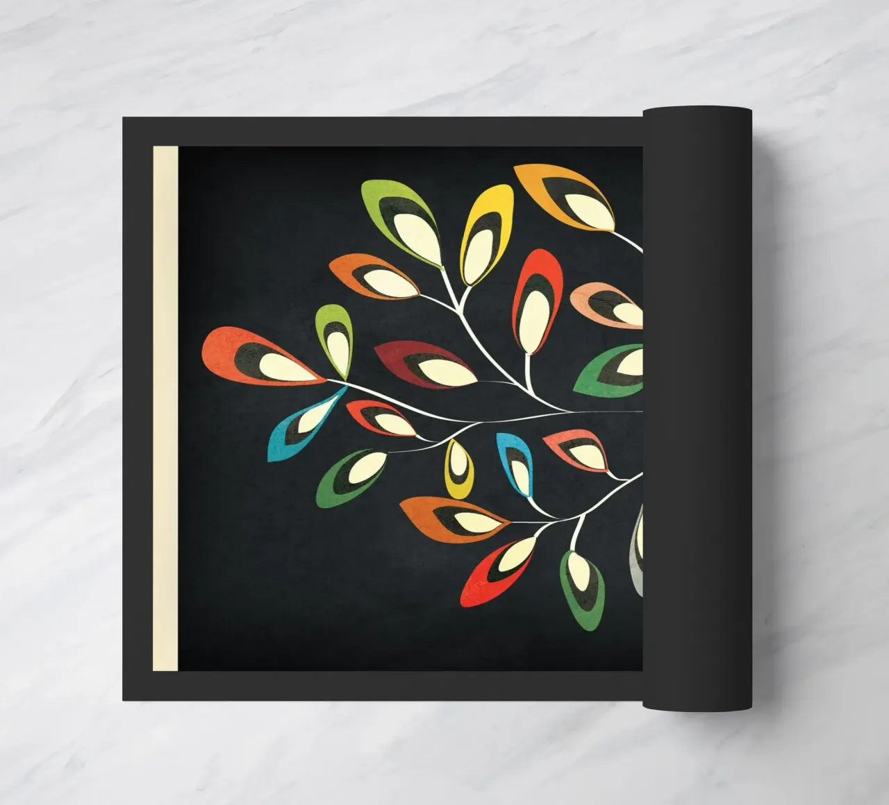 Mid-Century Abstract Flowers 05 zerbino da cityart