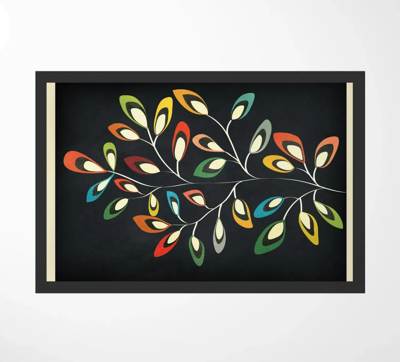 Mid-Century Abstract Flowers 05 zerbino da cityart