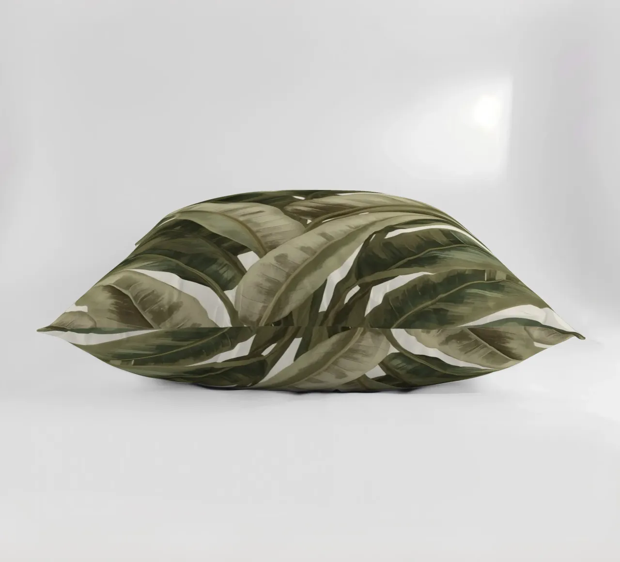 Modello di foglie di piante, pace verde cuscino da DesignDoodle