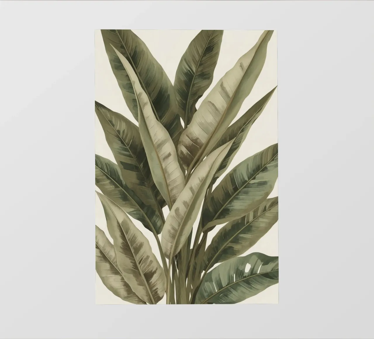 Modello di foglie di piante, pace verde telo in pvc da DesignDoodle