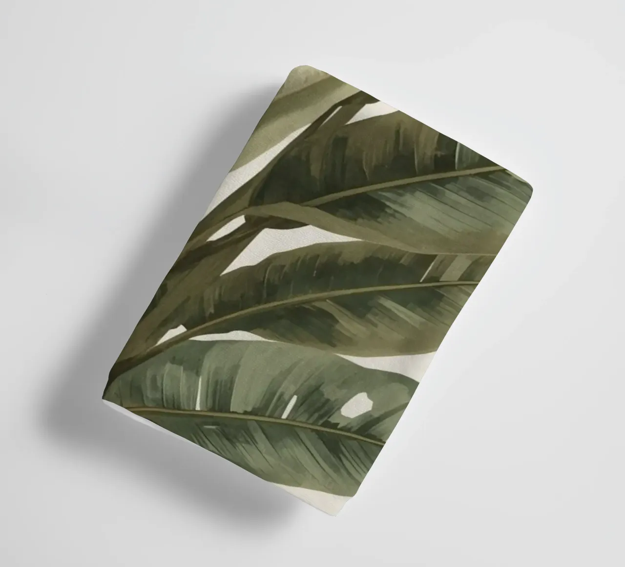 Modello di foglie di piante, pace verde asciugamano da bagno da DesignDoodle