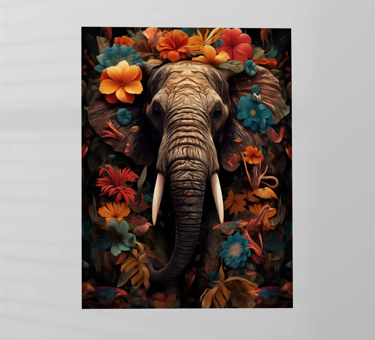 Fiori di elefante pellicola backlit da Mateo