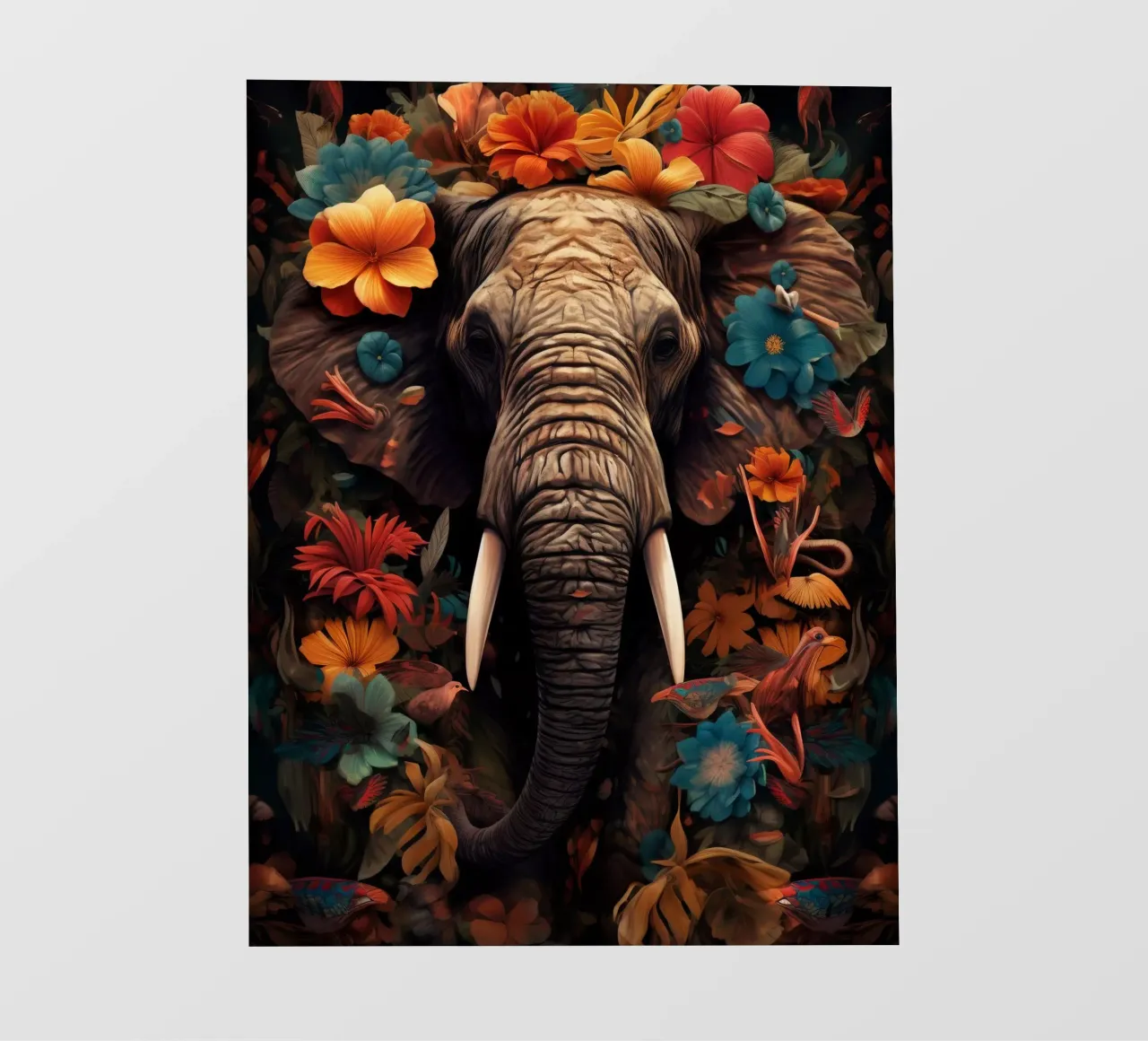 Fiori di elefante pellicola backlit da Mateo
