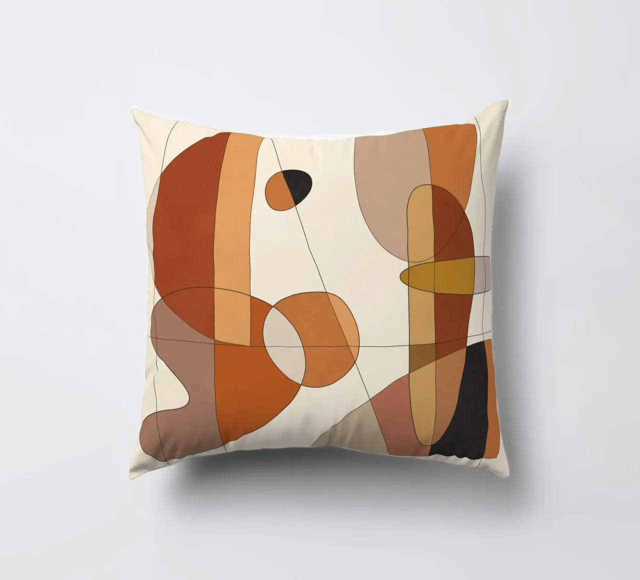 Modern Abstract Art 1 cuscino da cityart
