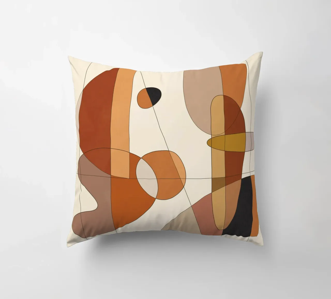 Modern Abstract Art 1 cuscino da cityart