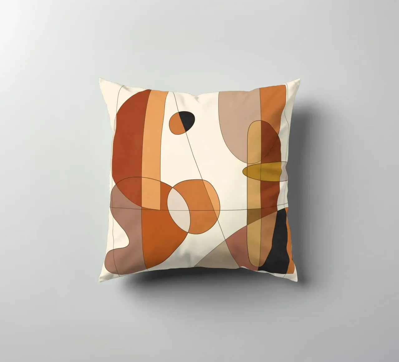 Modern Abstract Art 1 cuscino da cityart