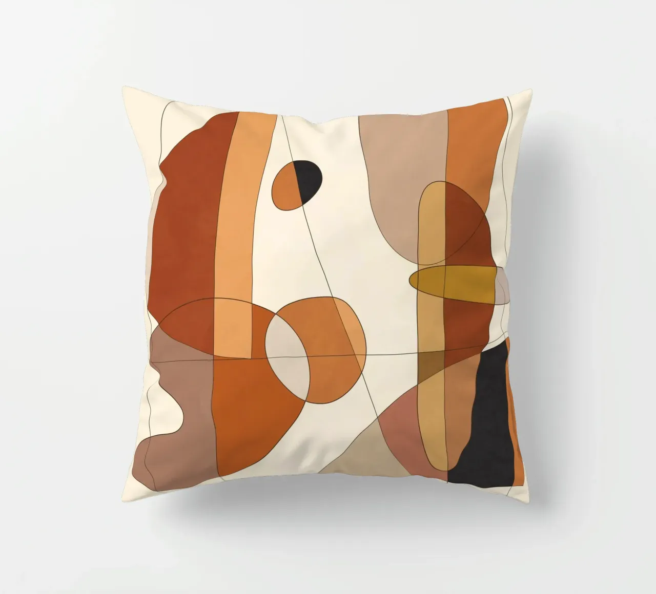 Modern Abstract Art 1 cuscino da cityart