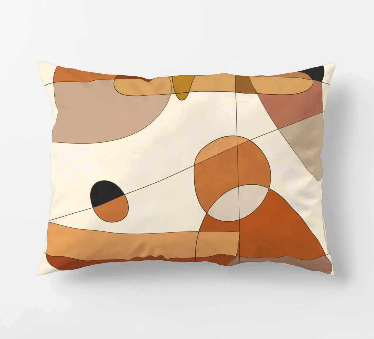 Modern Abstract Art 1 cuscino da cityart