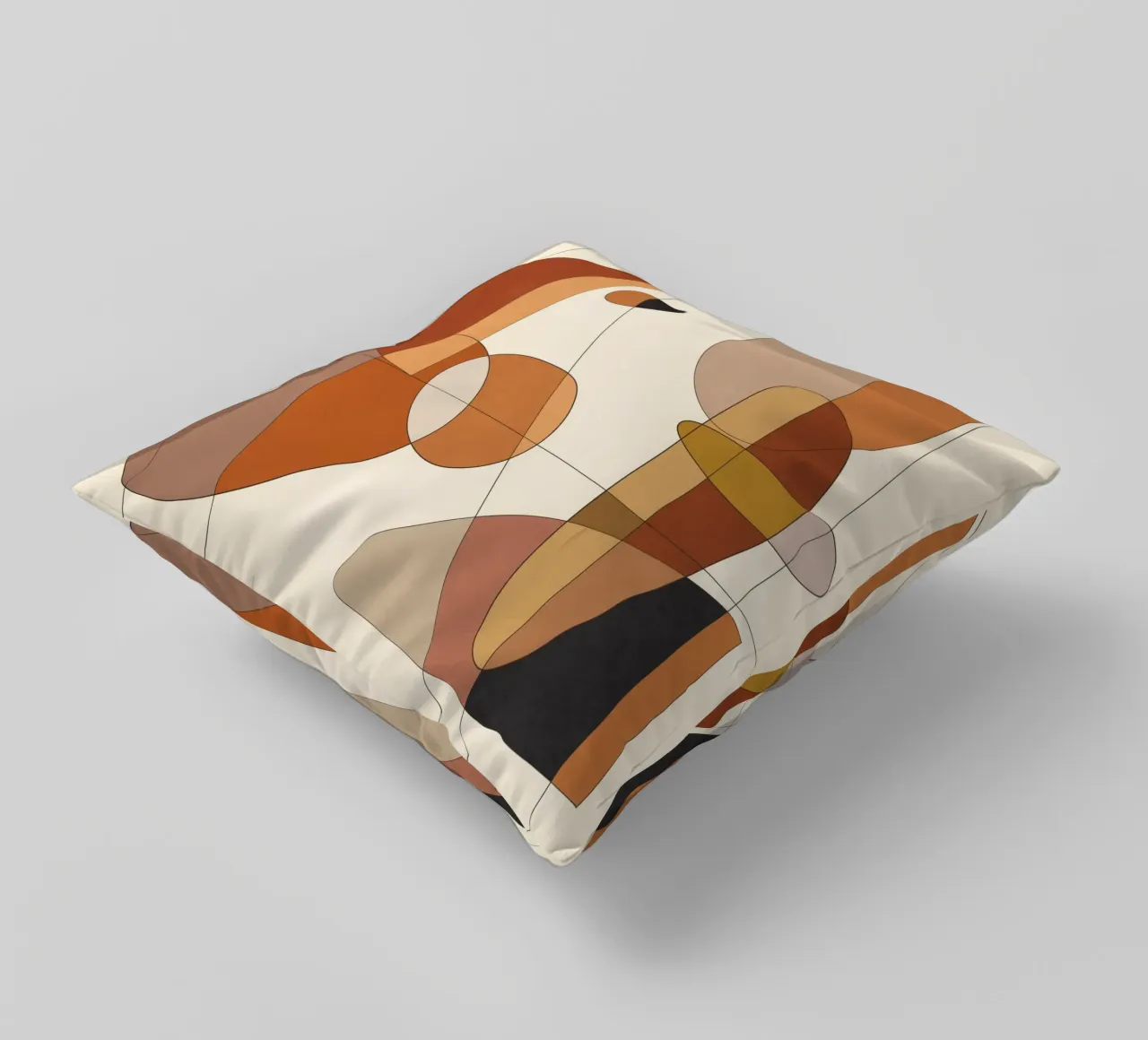 Modern Abstract Art 1 cuscino da cityart
