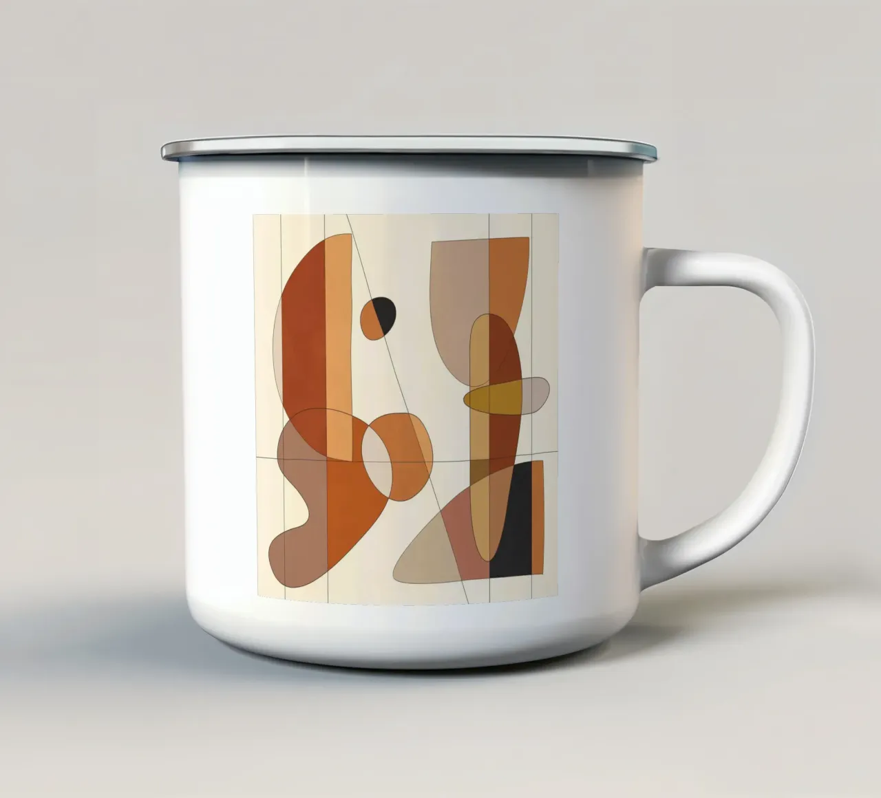 Modern Abstract Art 1 tazza in smalto da cityart