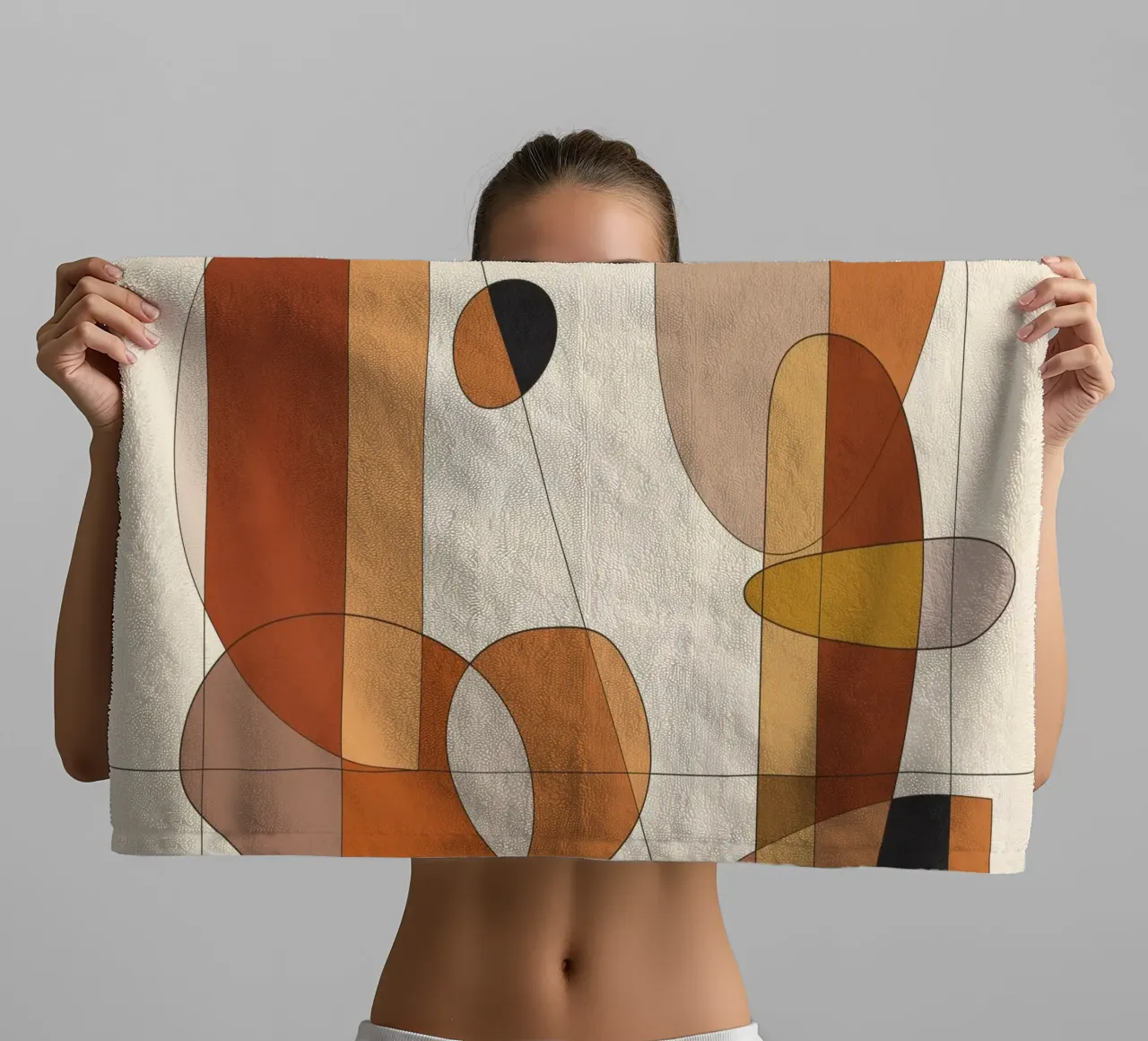 Modern Abstract Art 1 asciugamano da bagno da cityart