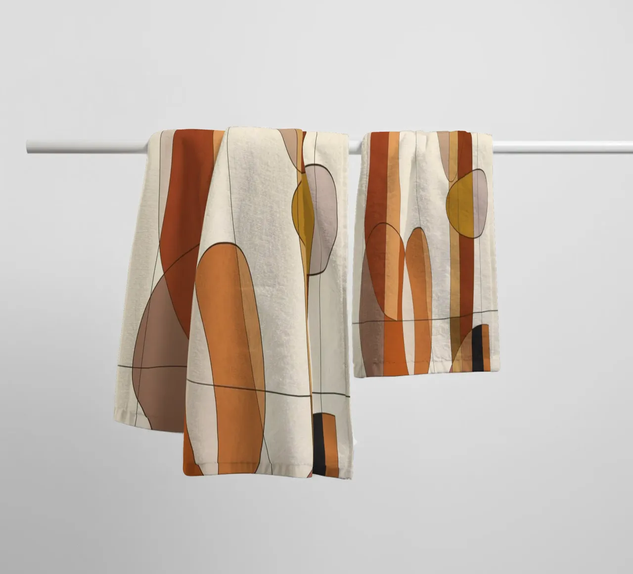 Modern Abstract Art 1 asciugamano da bagno da cityart