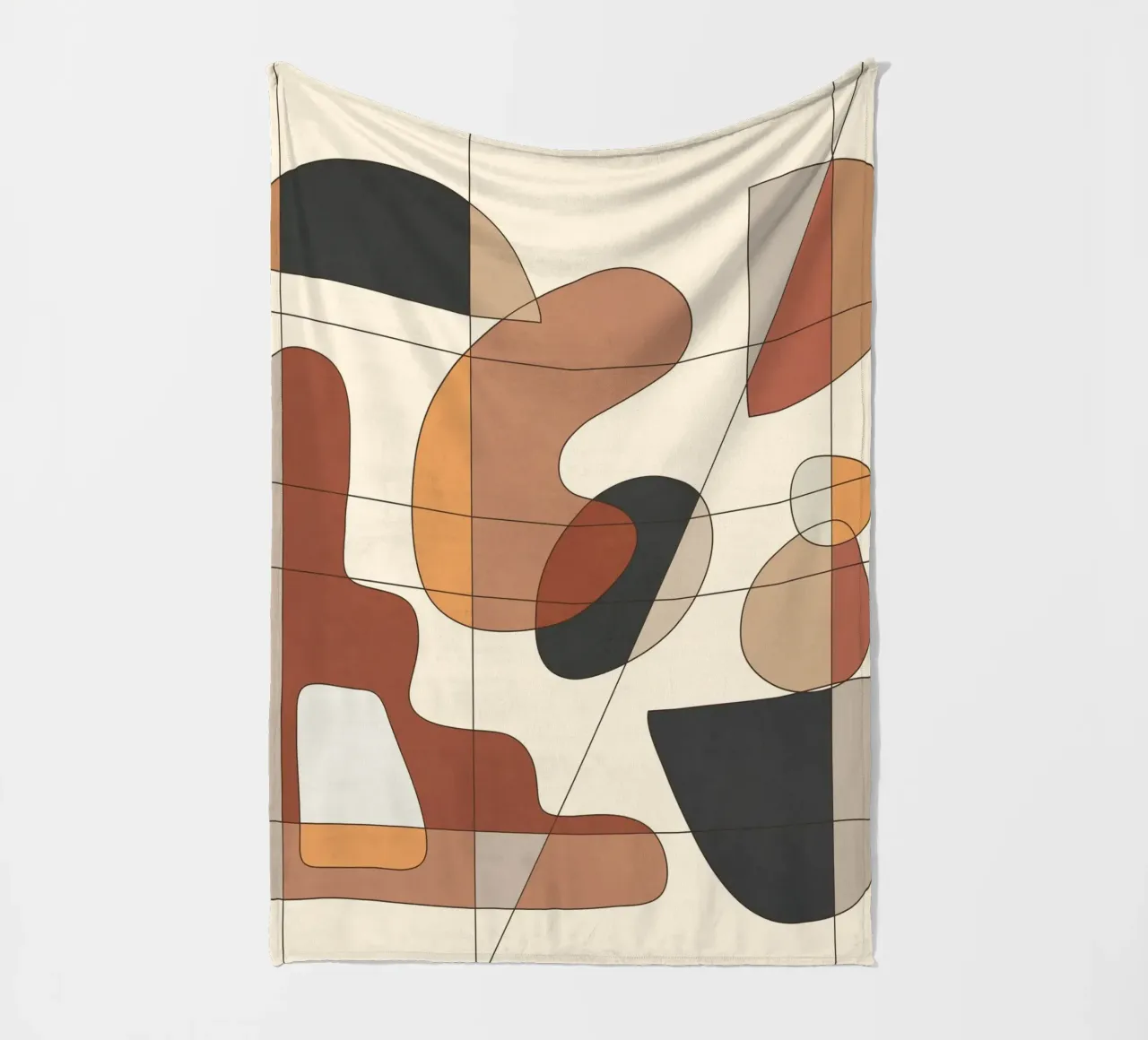 Modern Abstract Art 5 coperta in pile da cityart