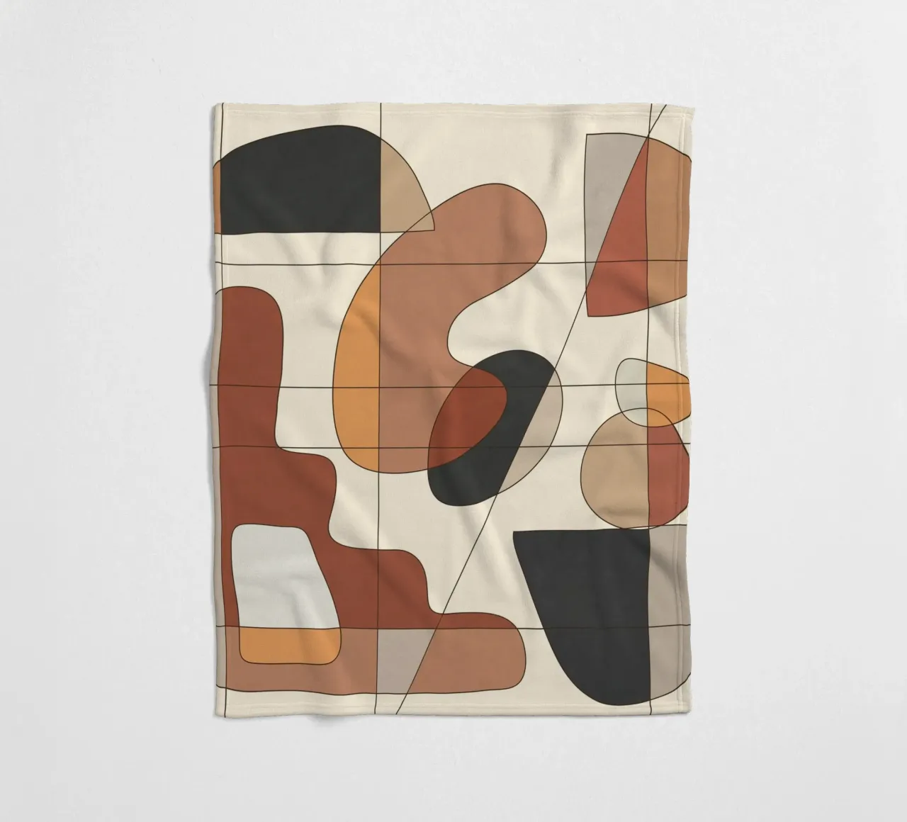 Modern Abstract Art 5 coperta in pile da cityart