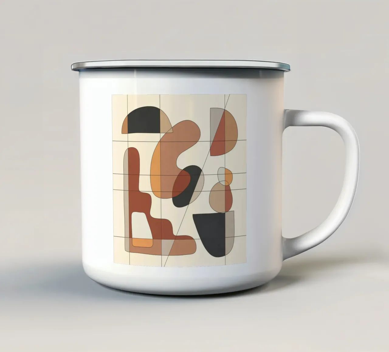 Modern Abstract Art 5 tazza in smalto da cityart