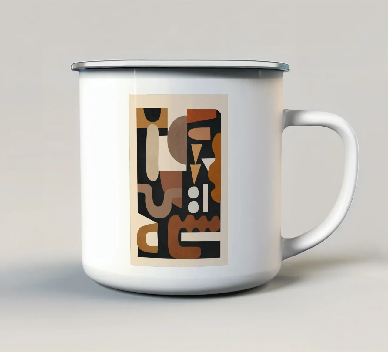 Modern Abstract Art 44 tazza in smalto da cityart