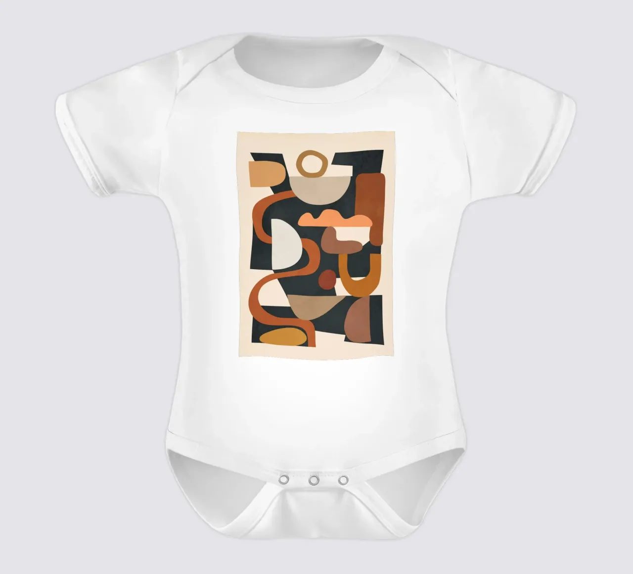 Modern Abstract Art 45 body neonato maniche corte da cityart