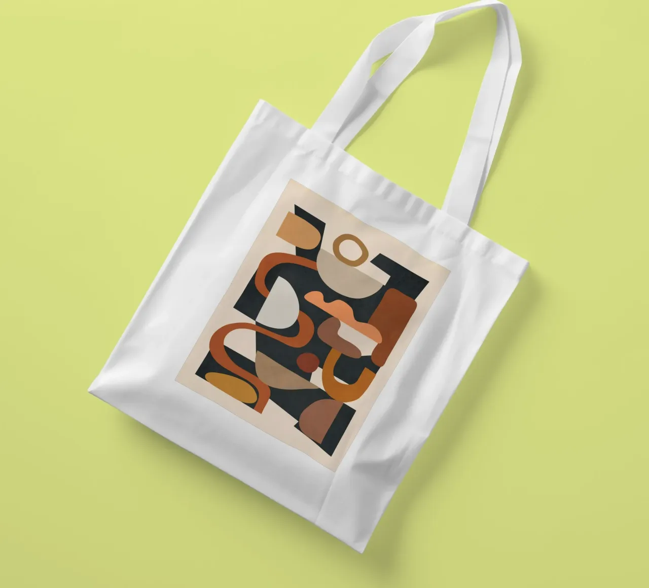Modern Abstract Art 45 borsa in juta da cityart