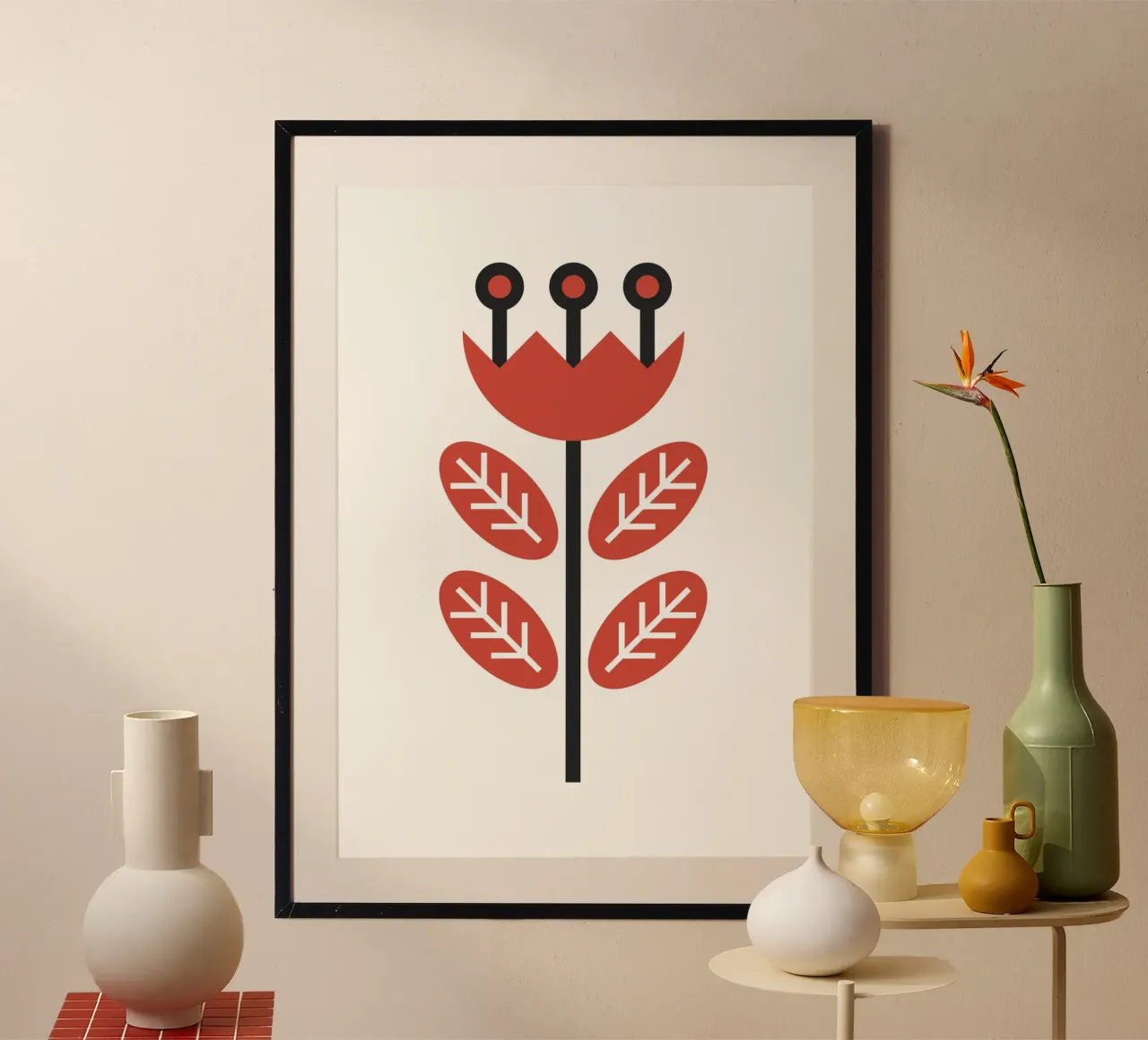 Scandinavian flower carta hahnemühle da PinkCandyWalls