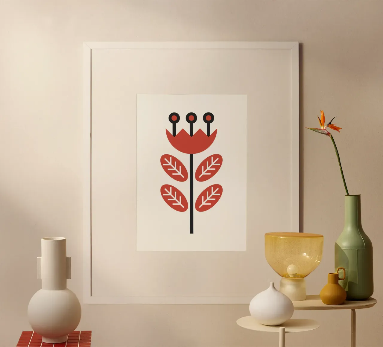 Scandinavian flower carta hahnemühle da PinkCandyWalls