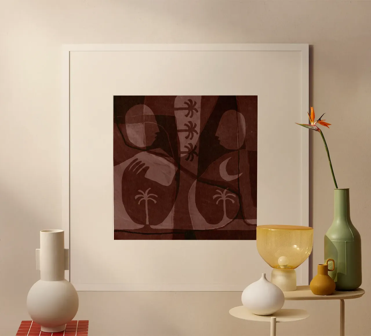 The Quiet of Being 11 poster by Shatha Al Dafai