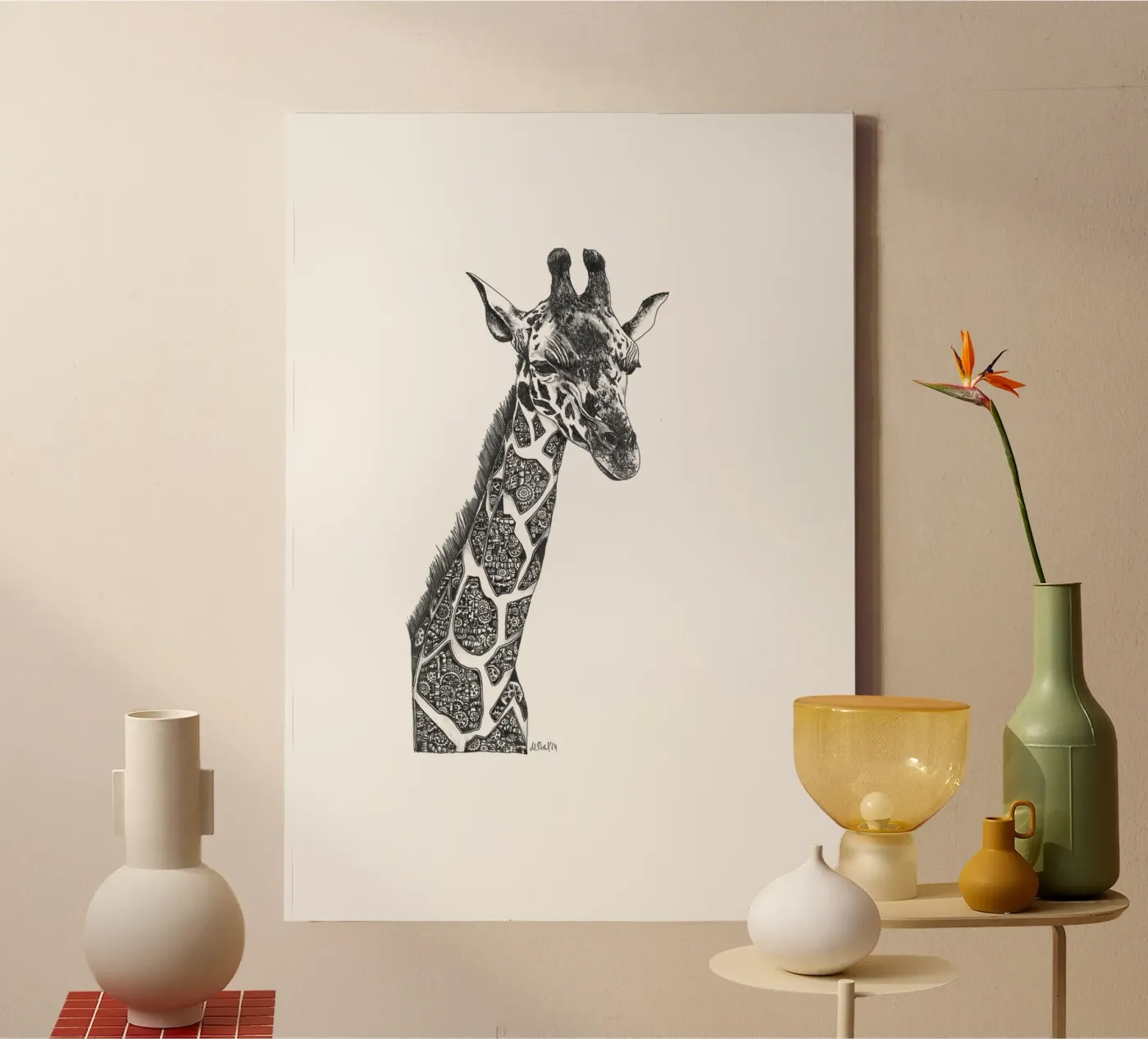 Gearaffe canvas by picazzy